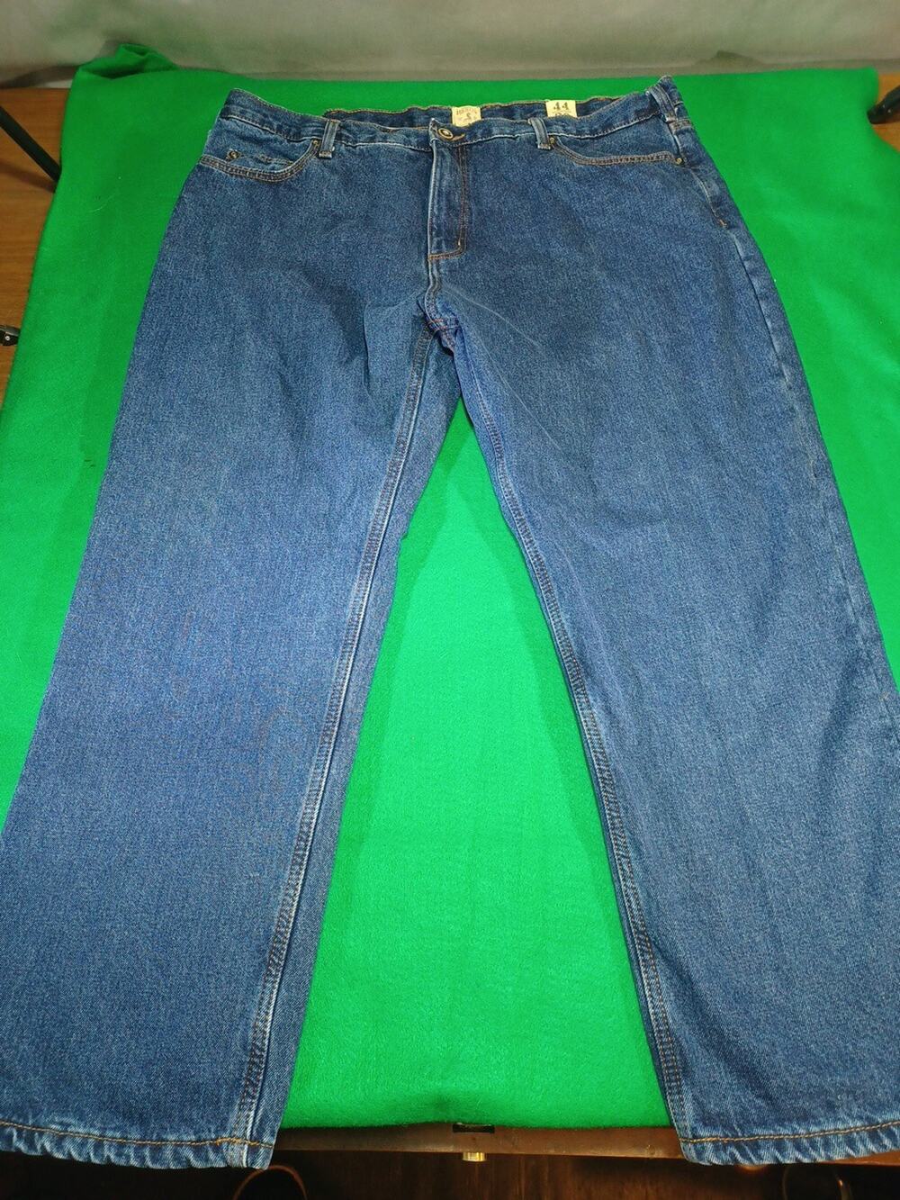 Bass Pro Shops Men's Red Head Demin Fleece Lined Jeans 44X30 Jeans INSULATED